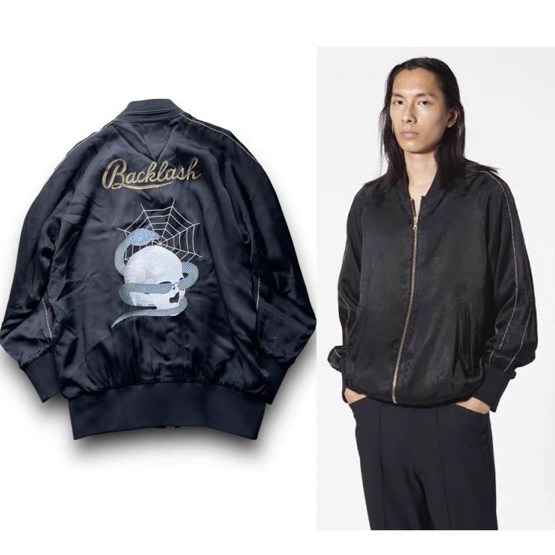 Isamu Katayama Backlash backlash Embroidered Year of the Snake Sukajan Jacket K11 Size US L / EU 52-54 / 3 - 1 Thumbnail