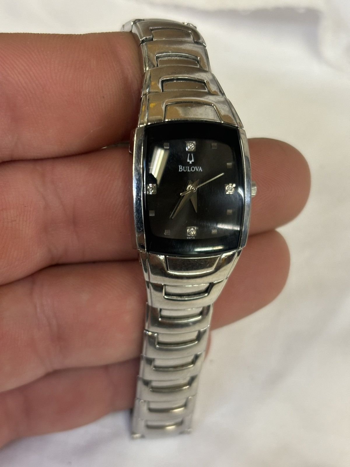 Bulova Bulova Diamond B2 Silver Tone Womens Watch! Size ONE SIZE - 2 Thumbnail