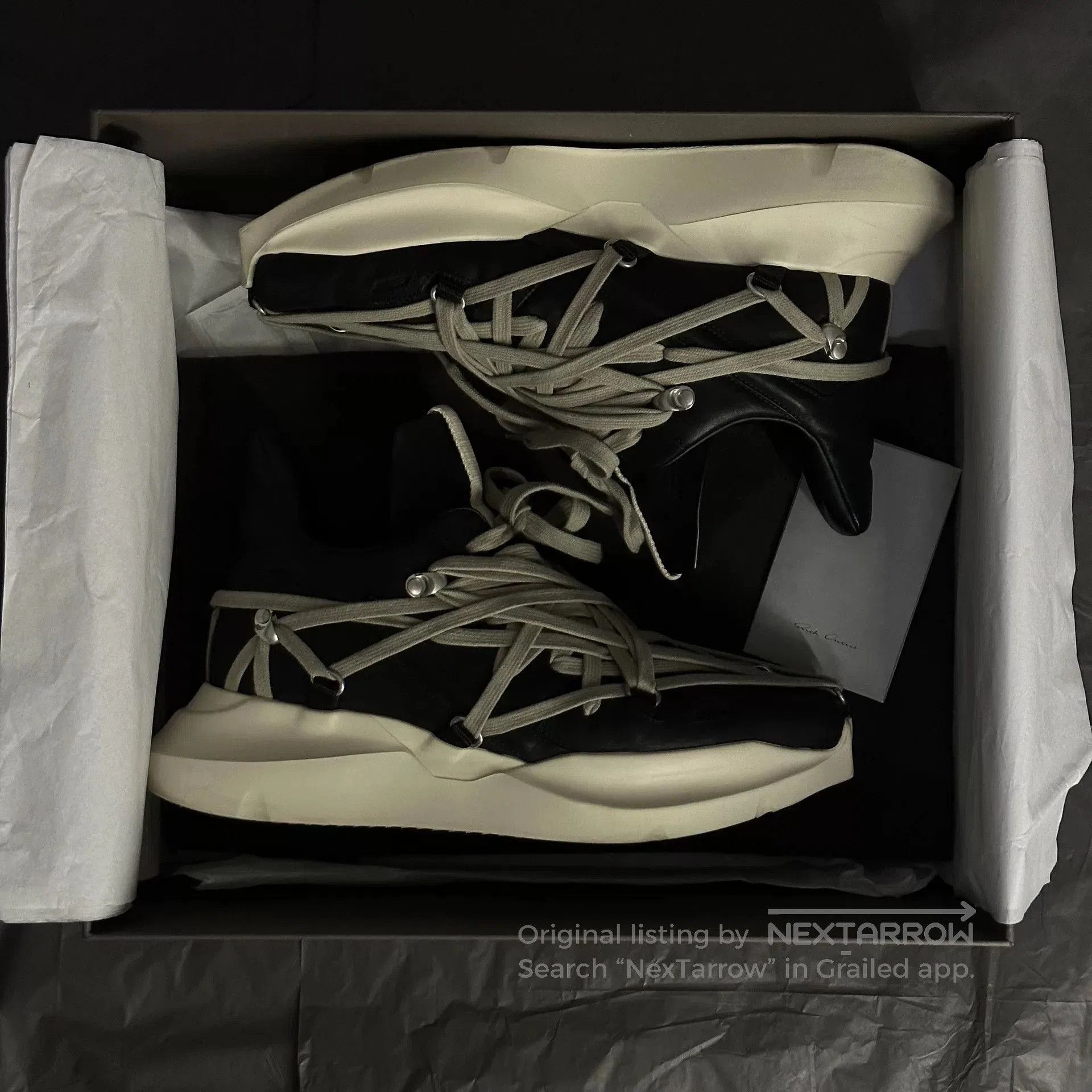 Rick Owens Rick Owens Geth Runner Sneakers Size 42. Size US 9 / EU 42 - 2 Thumbnail