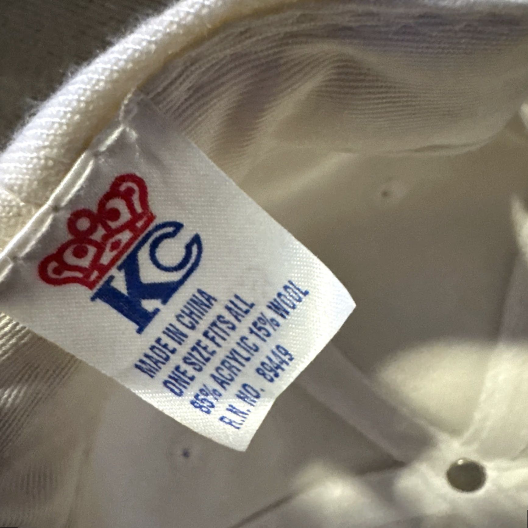 Vintage VINTAGE Forrest Gump Run Embroidered White Snapback Hat 90s KC Collections Men One Size Size ONE SIZE - 6 Thumbnail