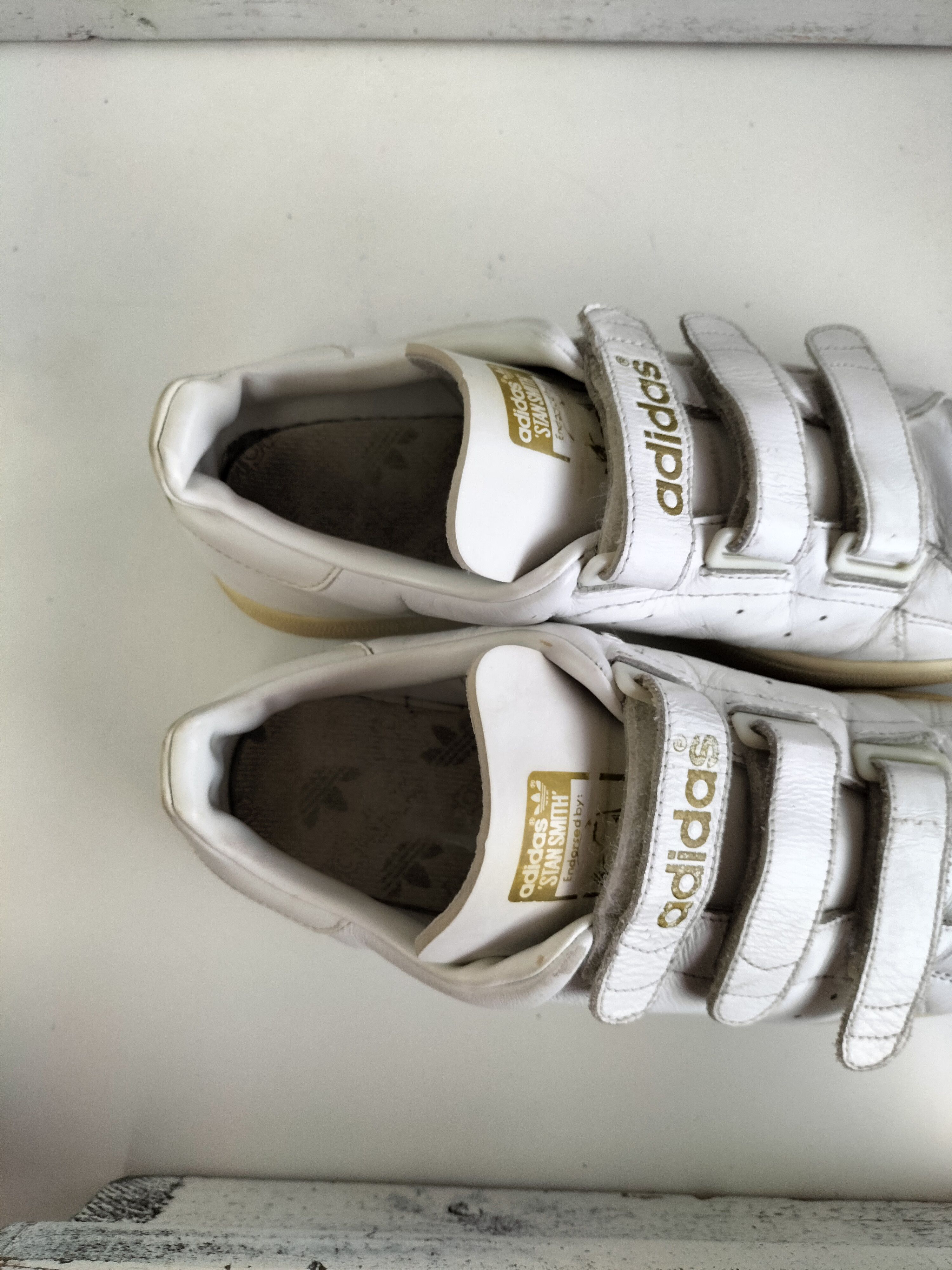 Adidas Stan Smith Gold and white Size US 9.5 / EU 42-43 - 6 Thumbnail