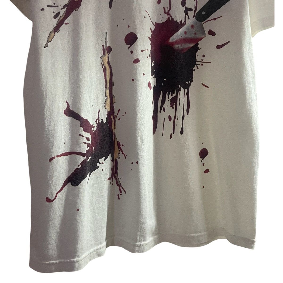 Japanese Brand TSHIRT HORROR MOVIE BLOOD SPATTER HALLOWEEN Size US M / EU 48-50 / 2 - 3 Thumbnail