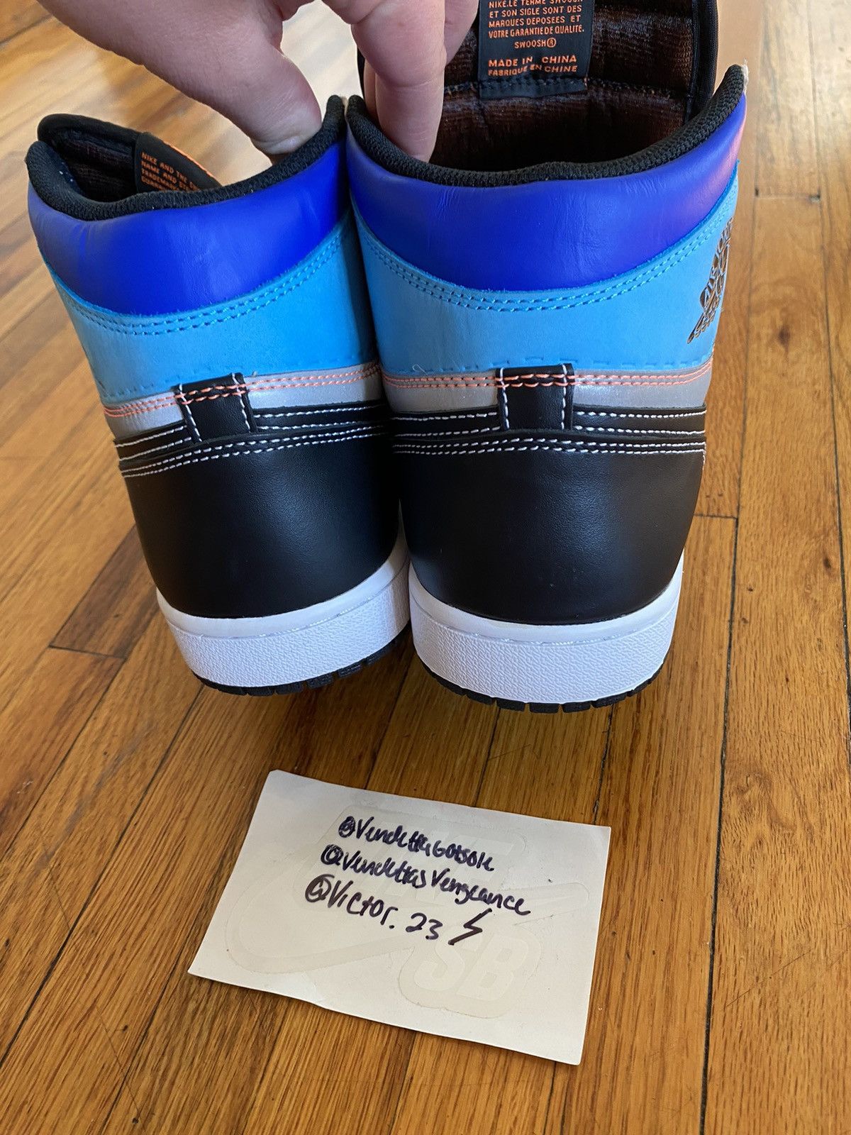 Jordan Brand Jordan Retro 1 High OG Protoype Cut NEW US9.5 Size US 9.5 / EU 42-43 - 5 Thumbnail