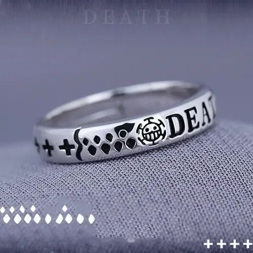 One Piece Anime Trafalgar D Law Adjustable Ring Size ONE SIZE - 4 Thumbnail