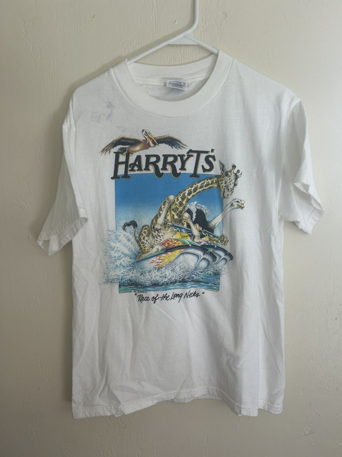 Vintage Vintage Harry T’s “Race of the Long Necks” Animal Jetski Tee Size US M / EU 48-50 / 2 - 2 Thumbnail