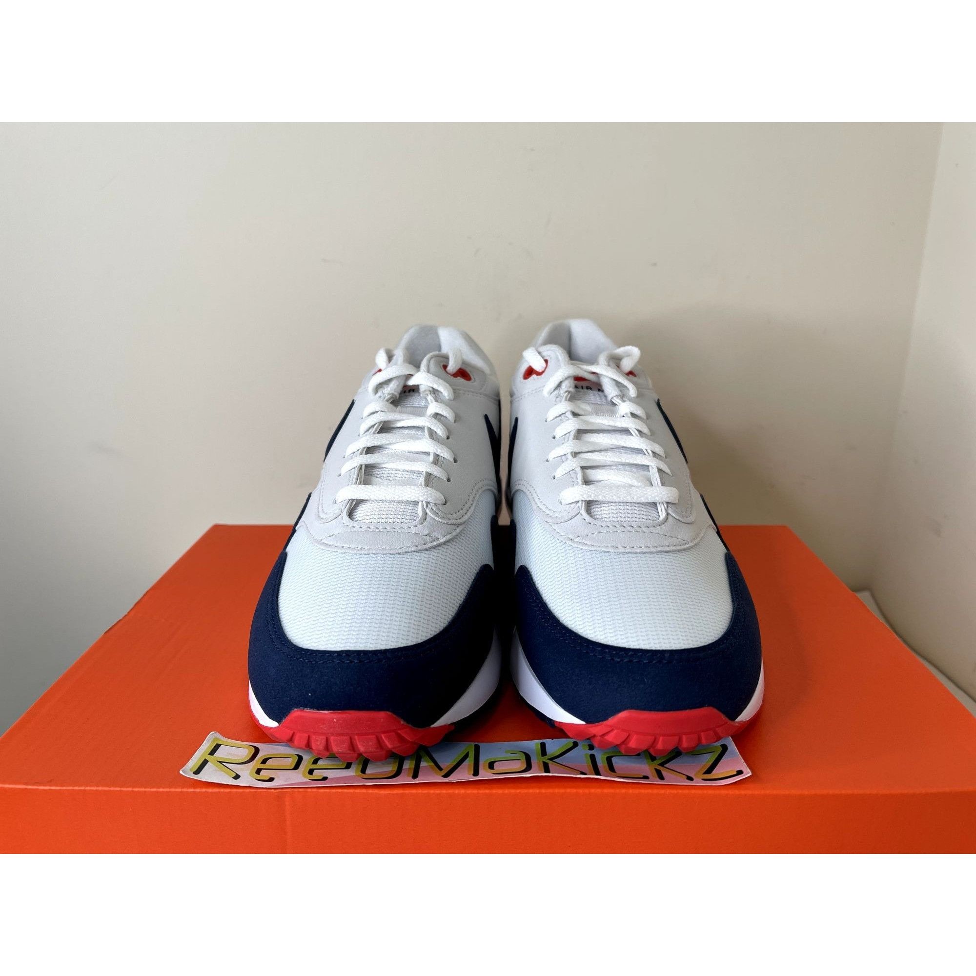 Nike Nike Air Max 1 '86 OG Golf White Obsidian Navy WOMENS 6.5us Size US 6.5 / IT 36.5 - 2 Thumbnail
