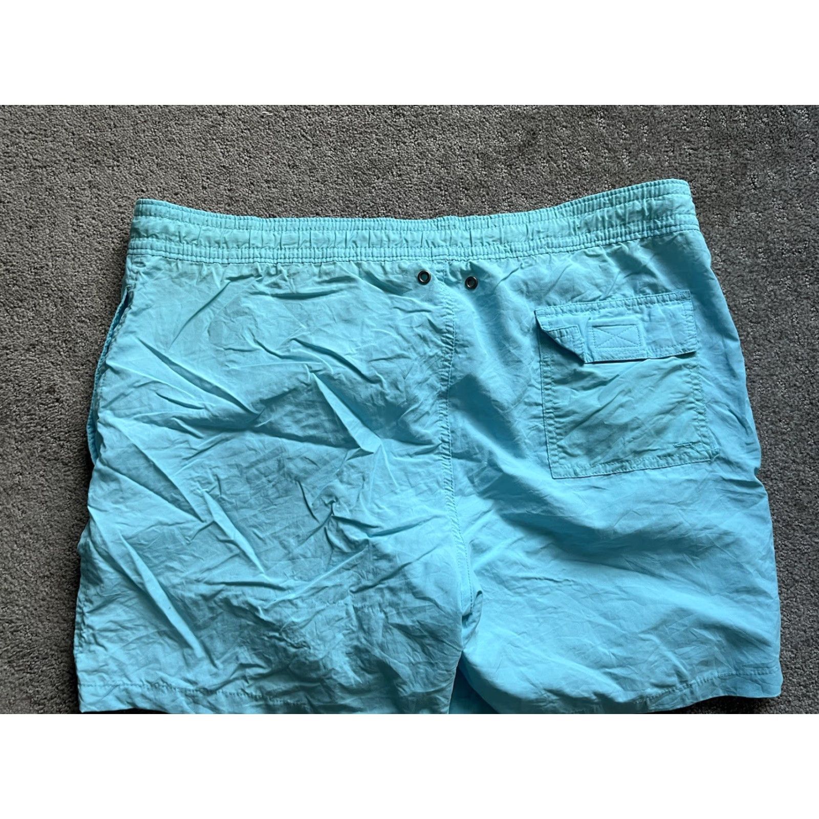 Polo Ralph Lauren VINTAGE Polo Ralph Lauren Men's Large Beach Light Blue Lined Swim Trunks Shorts Size US L / EU 52-54 / 3 - 2 Thumbnail