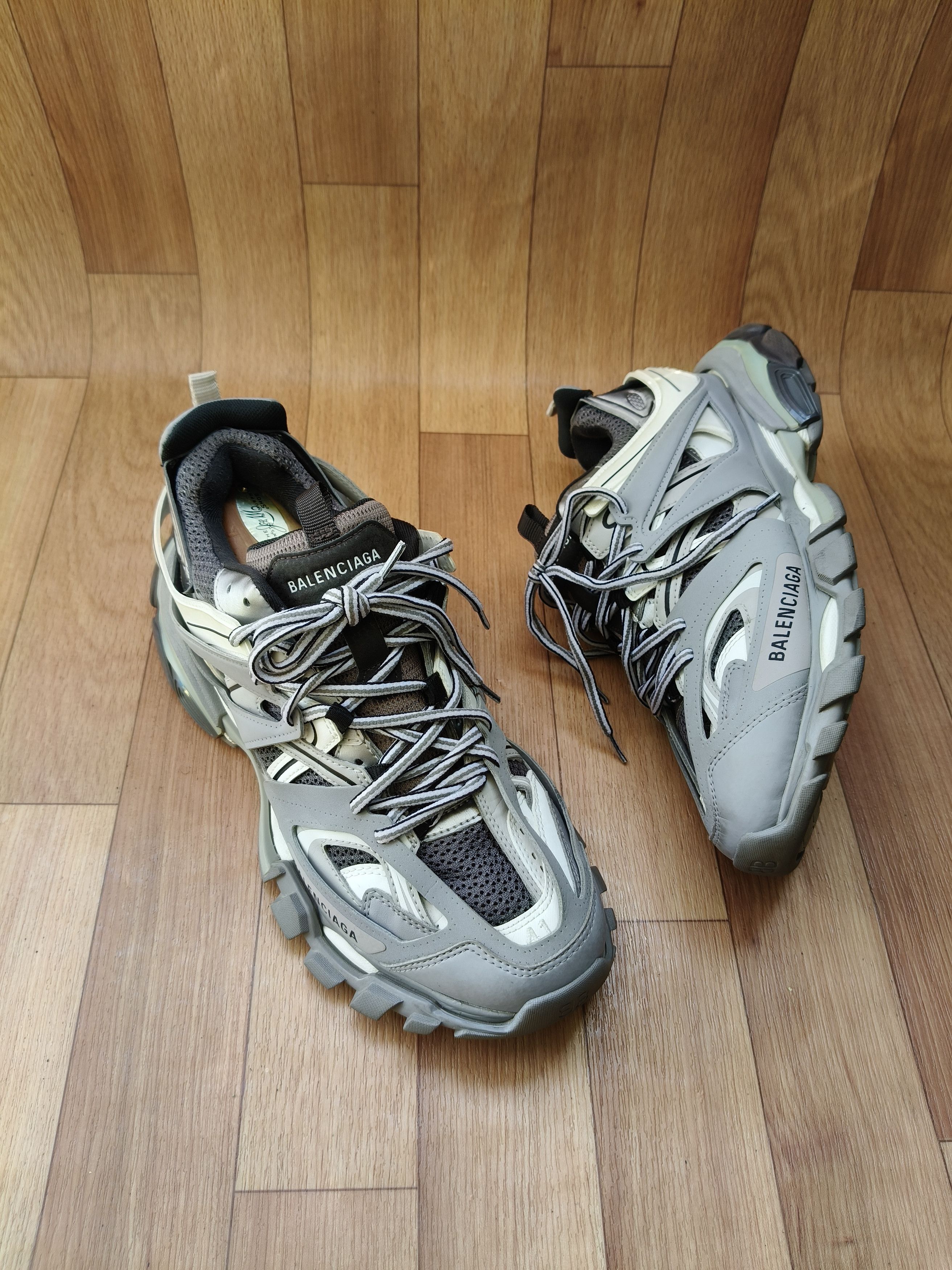 Balenciaga 💥BALENCIAGA TRACK BLACK / GREY SNEAKERS Size US 8 / EU 41 - 6 Thumbnail