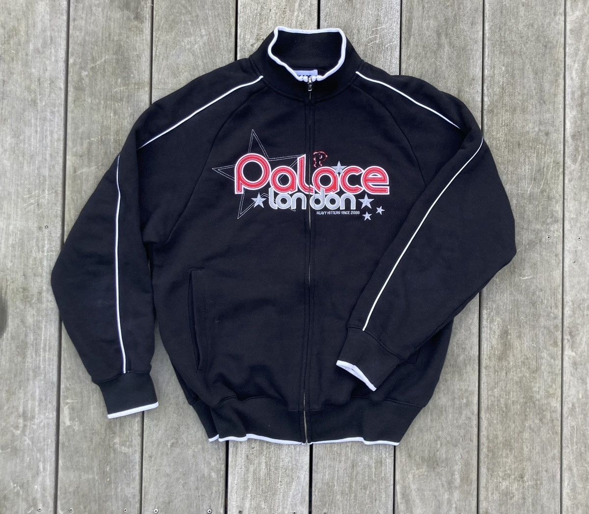 Palace Palace Grimey Zip Funnel Sweater | Grailed