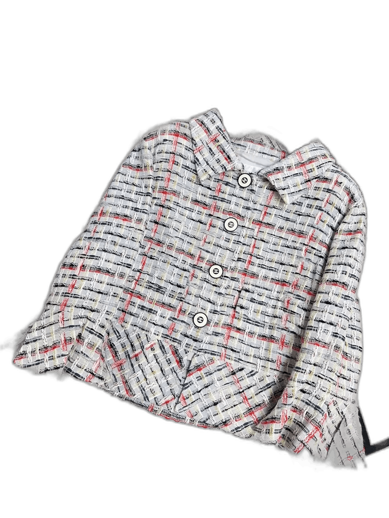 Chanel Chanel 18C Mixed Color Ruffled Short Jacket Size S / US 4 / IT 40 - 1 Thumbnail