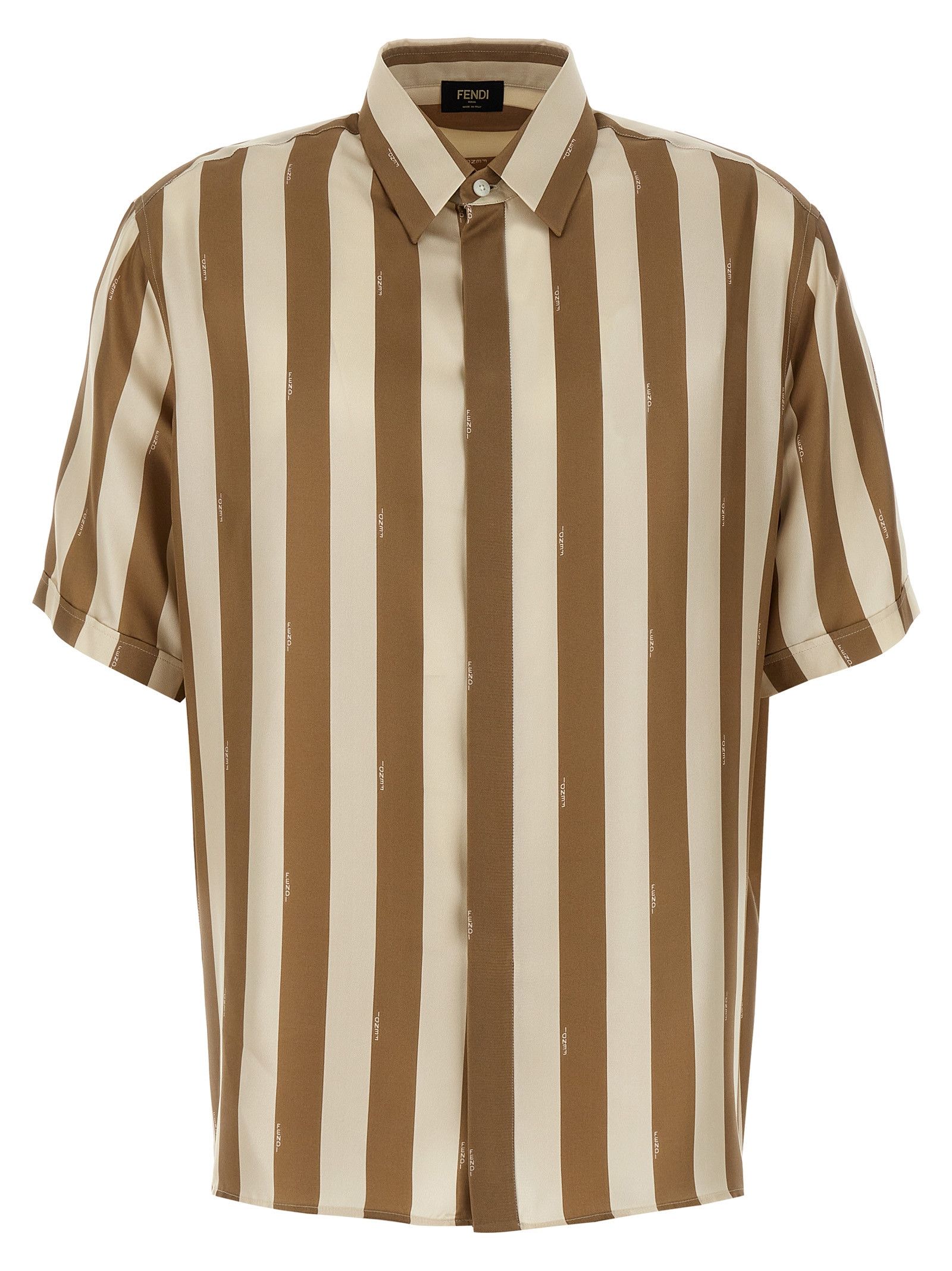 Fendi Pequin Shirt Size US S / EU 44-46 / 1 - 1 Thumbnail