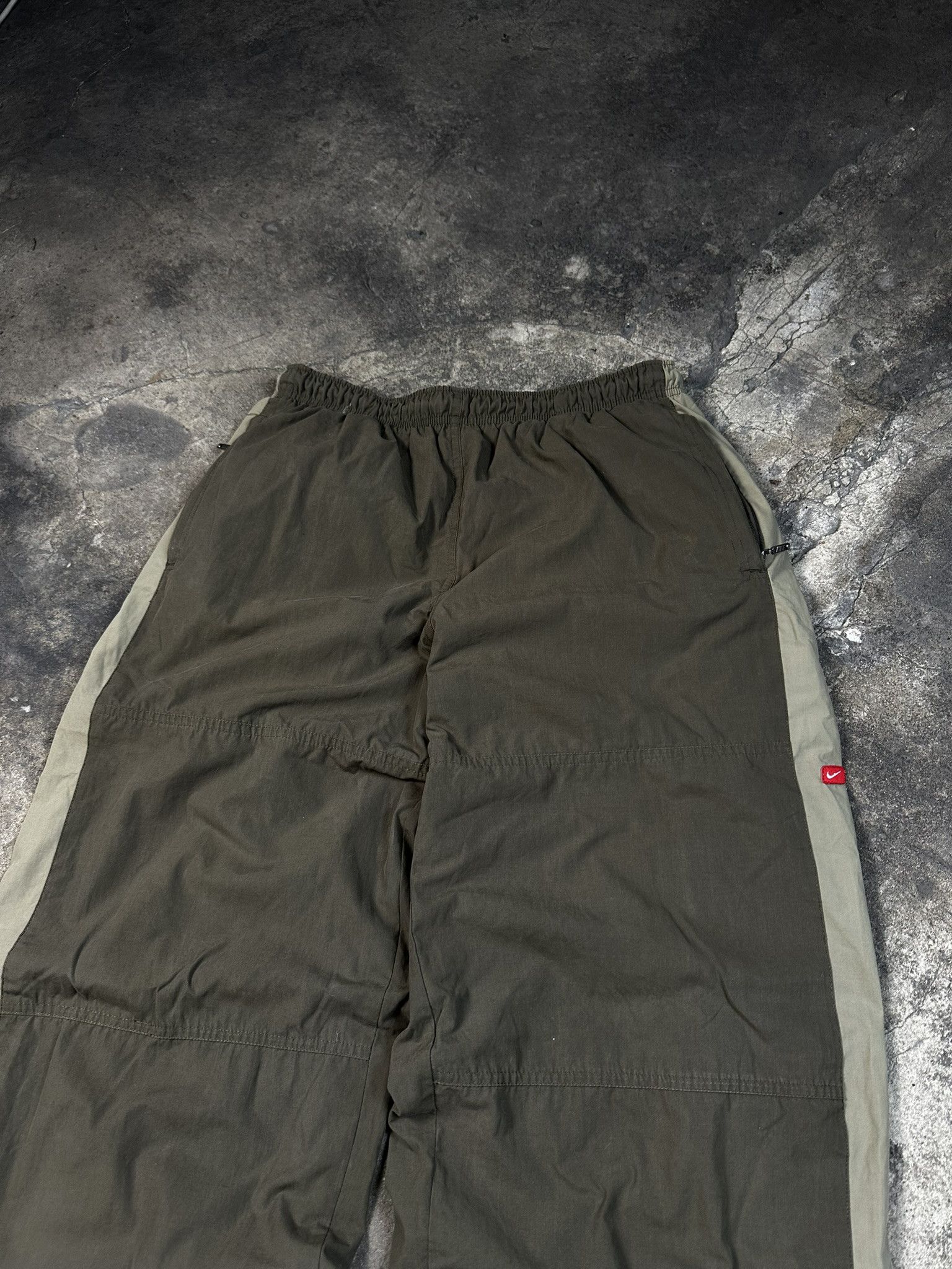 Nike 00s Vintage Nike Nylon Oversized Trackpants Y2k Size US 36 / EU 52 - 3 Thumbnail