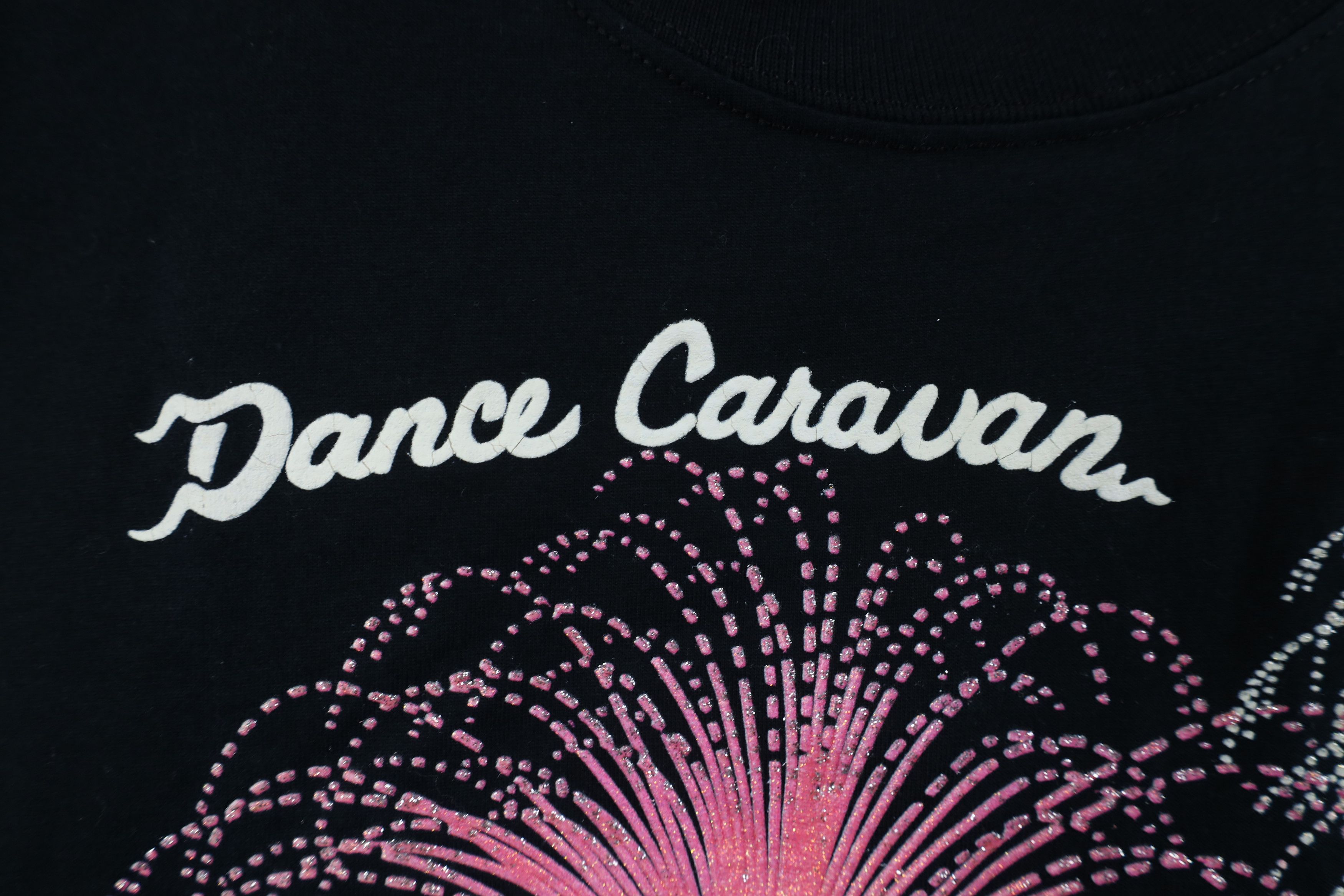 Vintage Vintage 90s Dance Fireworks Short Sleeve T-Shirt Black USA Size XL / US 12-14 / IT 48-50 - 5 Thumbnail