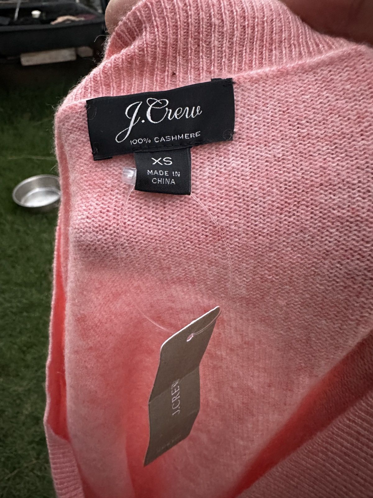 J.Crew New J Crew V - Neck Cashmere Sweater Women's XS Orange Size XS / US 0-2 / IT 36-38 - 4 Thumbnail