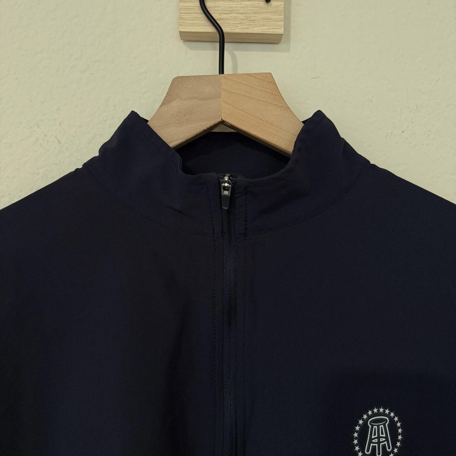 Other Barstool Sports Pullover Men's M Navy 1/4 Zip Shell Jacket Size US M / EU 48-50 / 2 - 3 Thumbnail