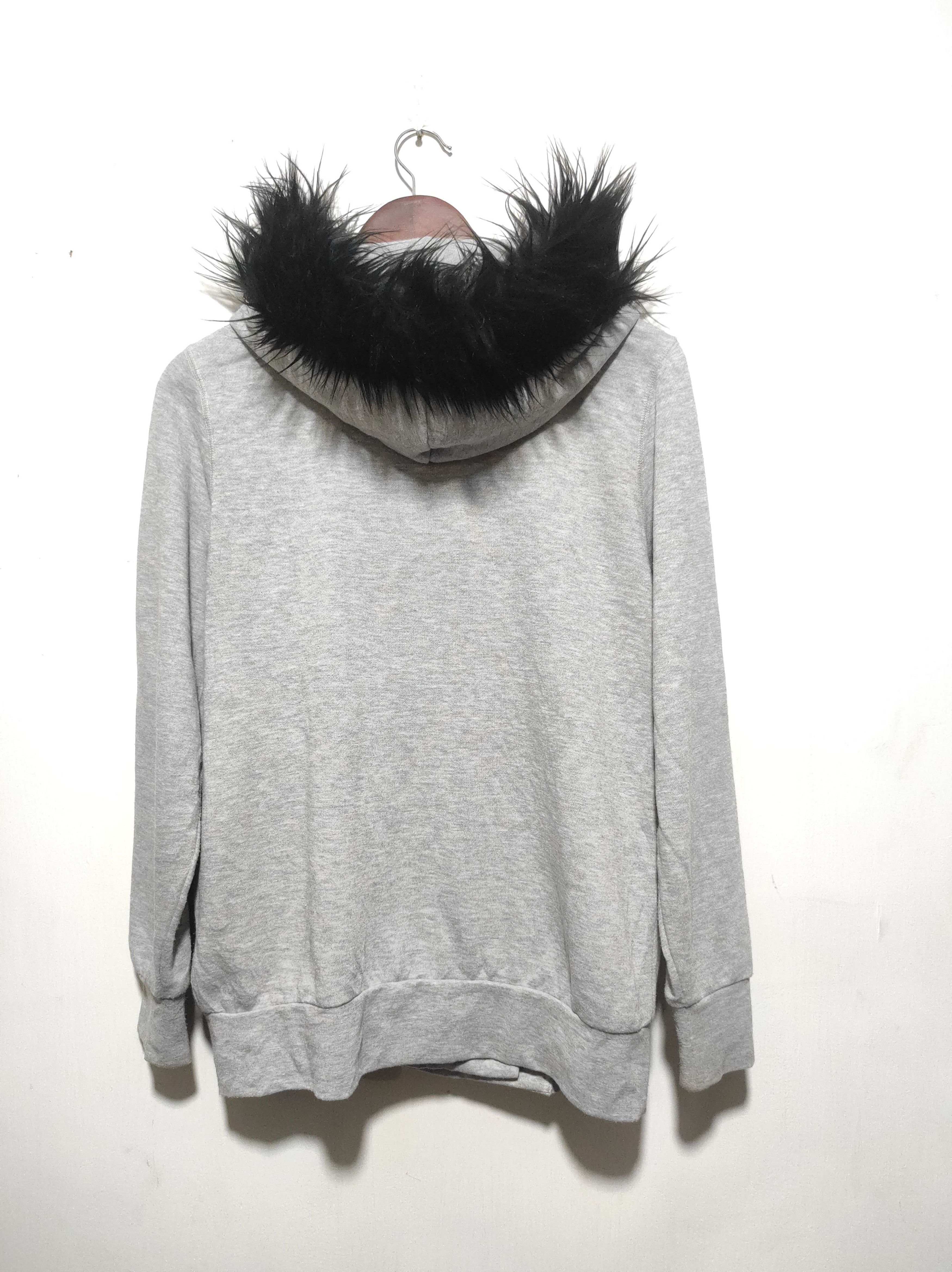 Hysteric Glamour N' Asymetrical Zip Fur Hoodie LGB IfSixWasNine style Size US M / EU 48-50 / 2 - 11 Thumbnail