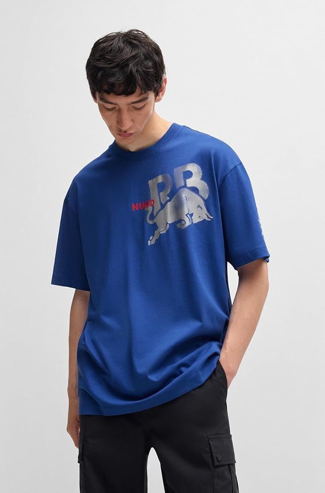 Hugo HUGO Red Bull Racing F1 Oversized T-Shirt Visa Cash App Size US M / EU 48-50 / 2 - 2 Thumbnail