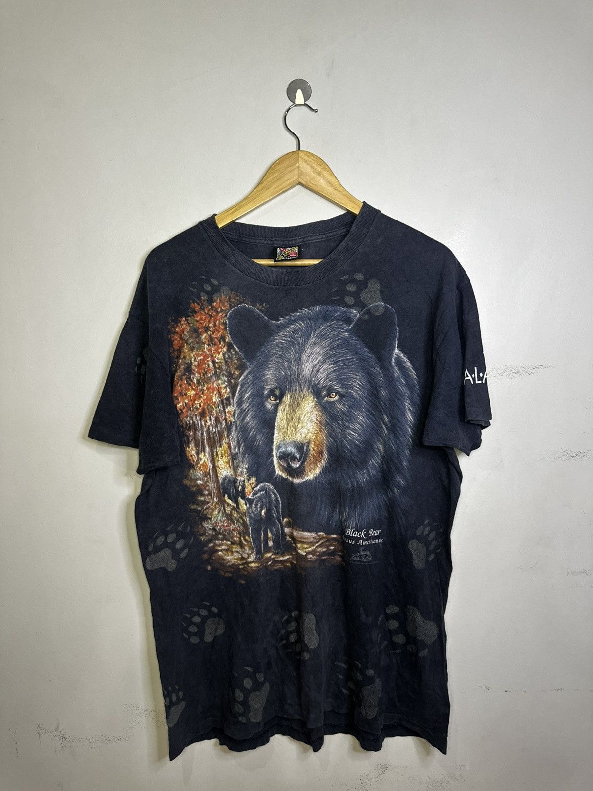 Other VINTAGE 3D EMBLEM BLACK BEAR Size US XL / EU 56 / 4 - 1 Thumbnail
