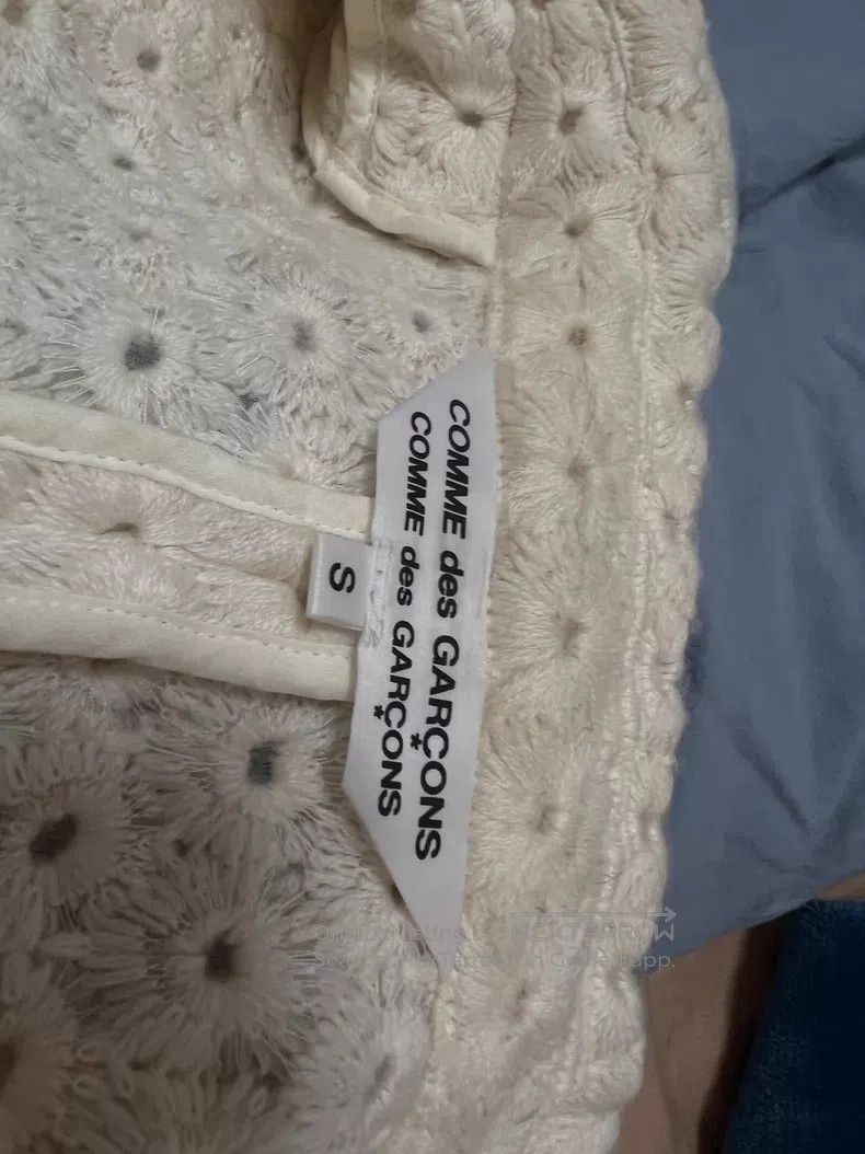 Comme des Garcons Comme des Garcons Heavy Duty 3D Mini Flower Ivory Full Woo Size S / US 4 / IT 40 - 4 Thumbnail