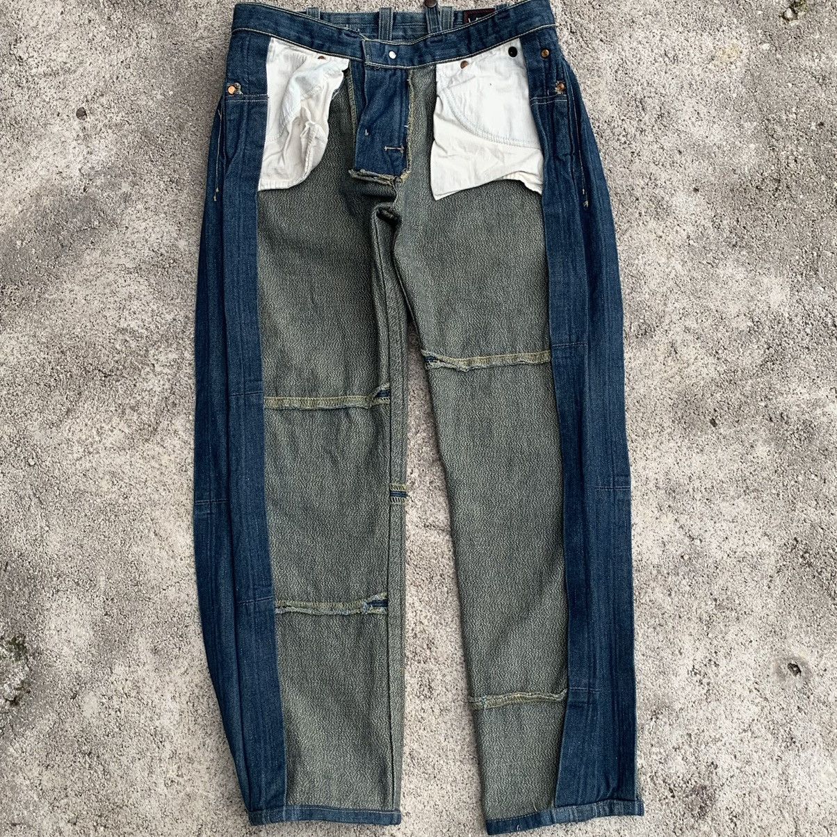 Levi's Vintage Y2K Levis Red CDG Style Thick Denim Jeans W30 Size US 30 / EU 46 - 18 Thumbnail