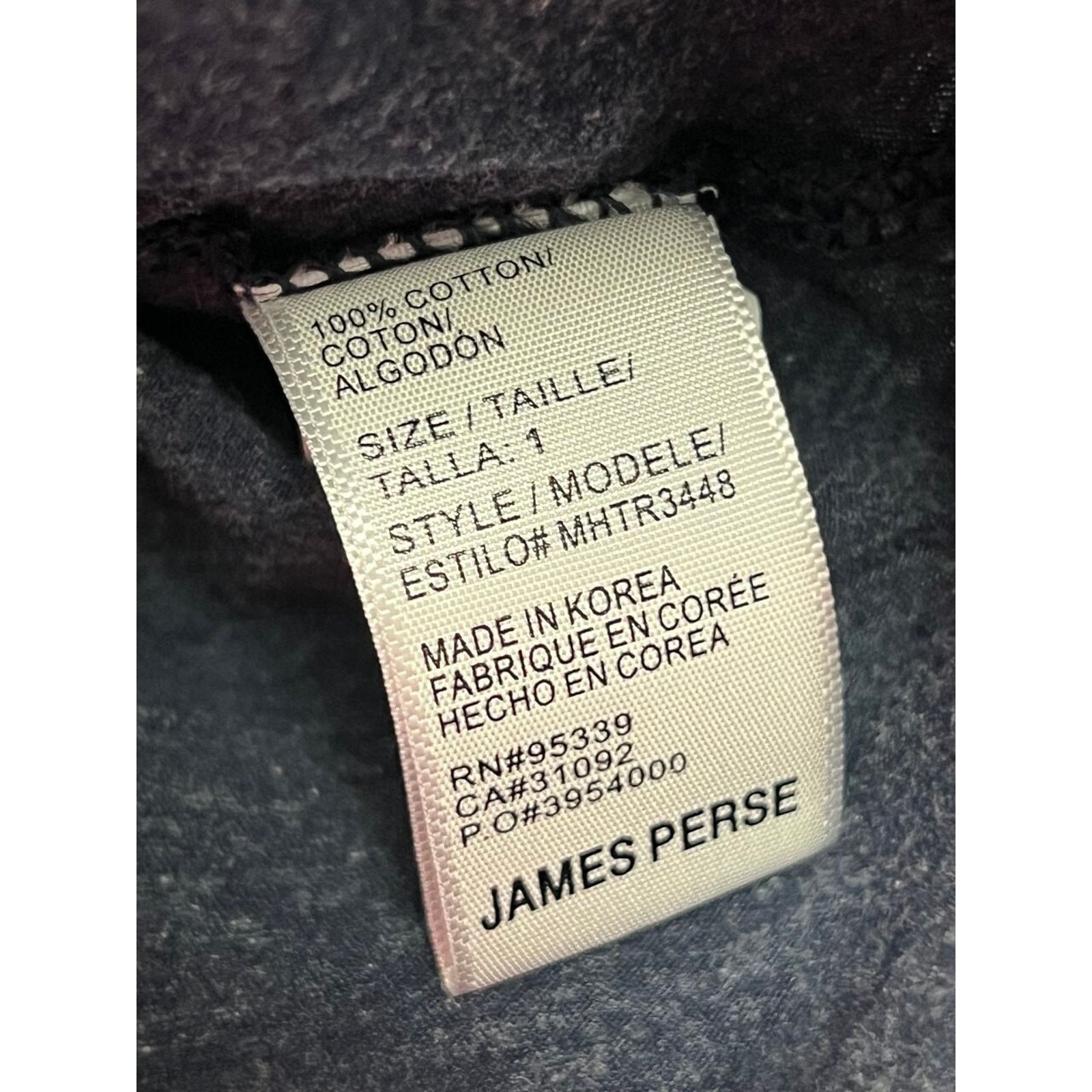 James Perse James Perse LUXE LOTUD JERSEY LOND SLEVE POLO Size 1 A000718 Size XS / US 0-2 / IT 36-38 - 5 Thumbnail