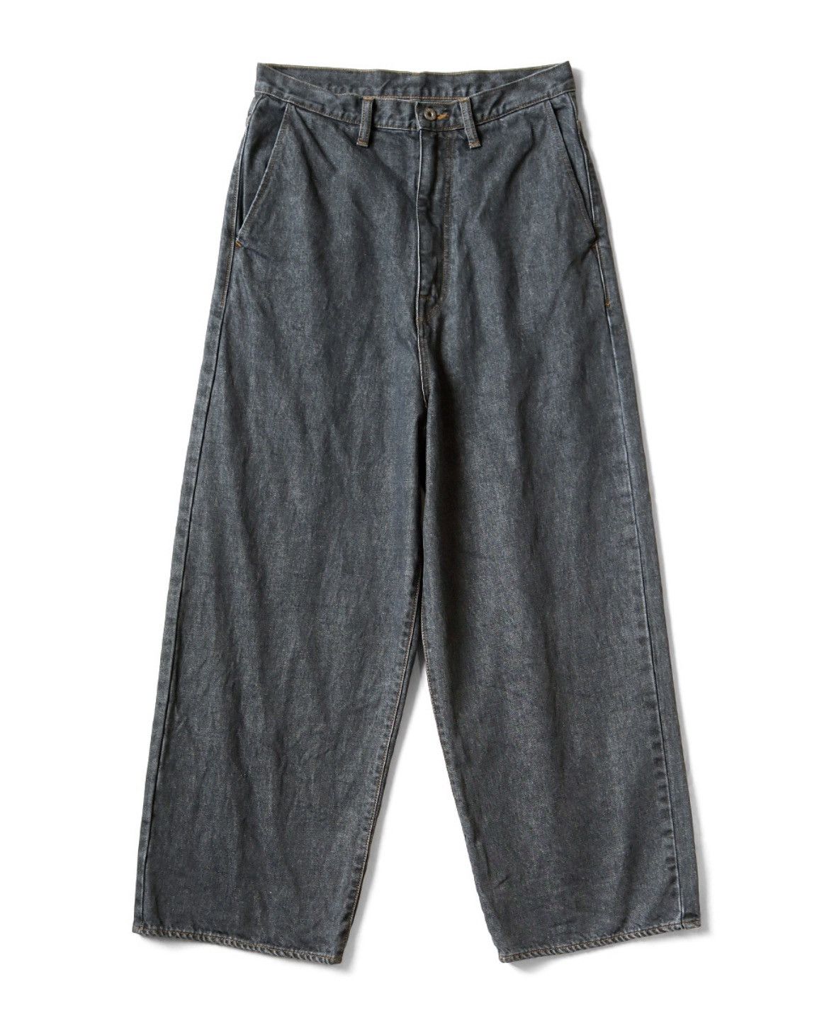 Kapital Kapital 14oz black Denim Port Baggy Pants size 3 Size US 32 / EU 48 - 1 Thumbnail