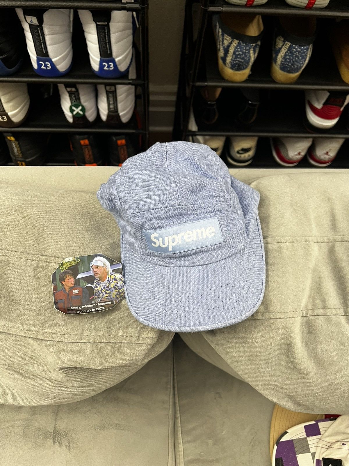 Supreme Supreme Blue Cap Size ONE SIZE - 1 Thumbnail