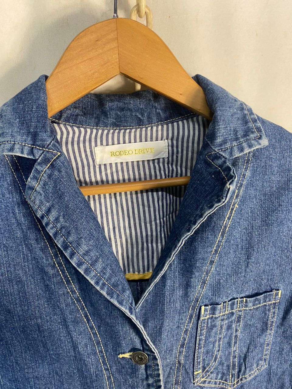 Japanese Brand Redeo drive button up denim jacket Size M / US 6-8 / IT 42-44 - 5 Thumbnail