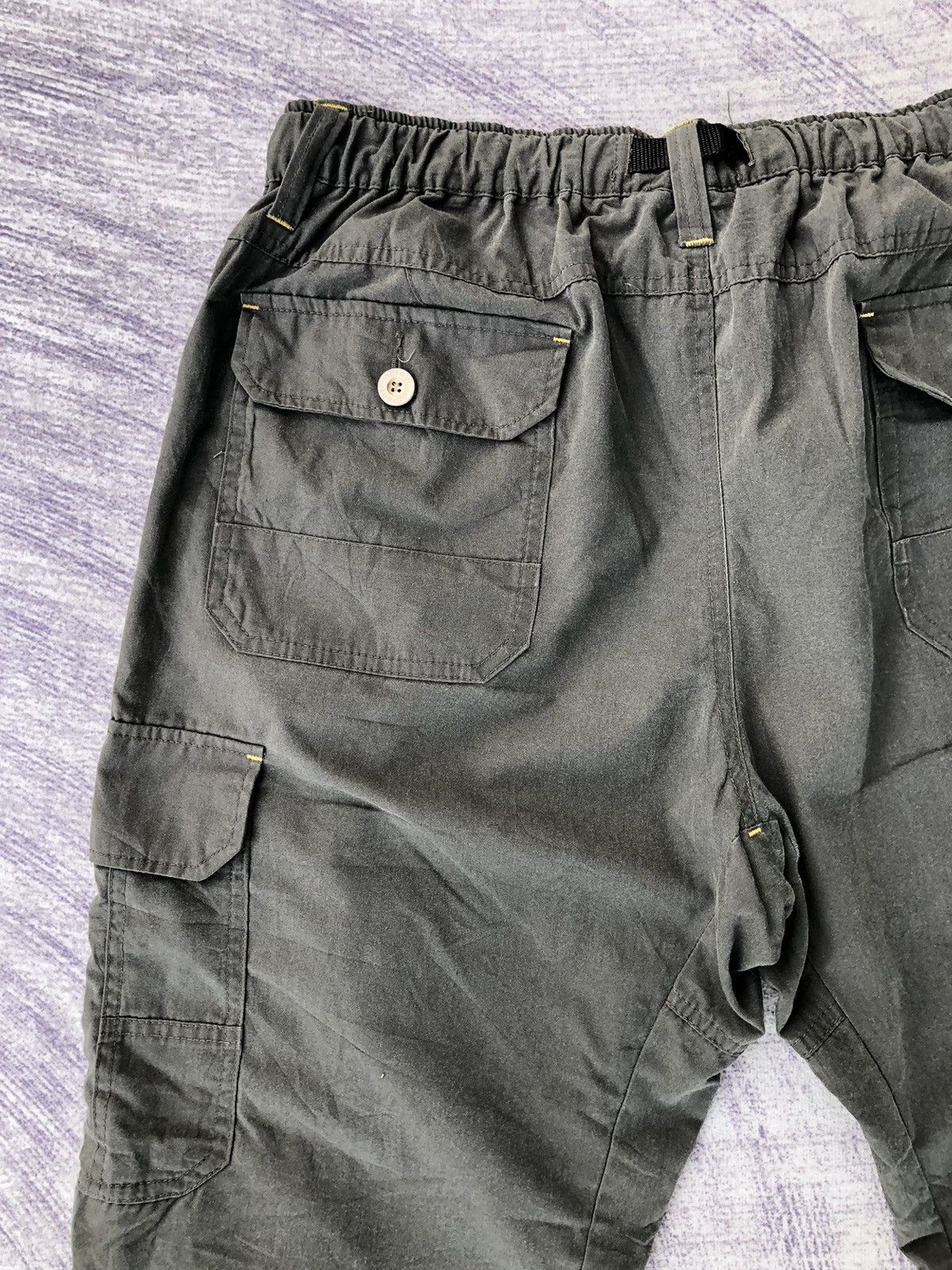 Designer Grey Outdoor Cargo 6 Pocket Stretchble Waist Size US 30 / EU 46 - 18 Thumbnail