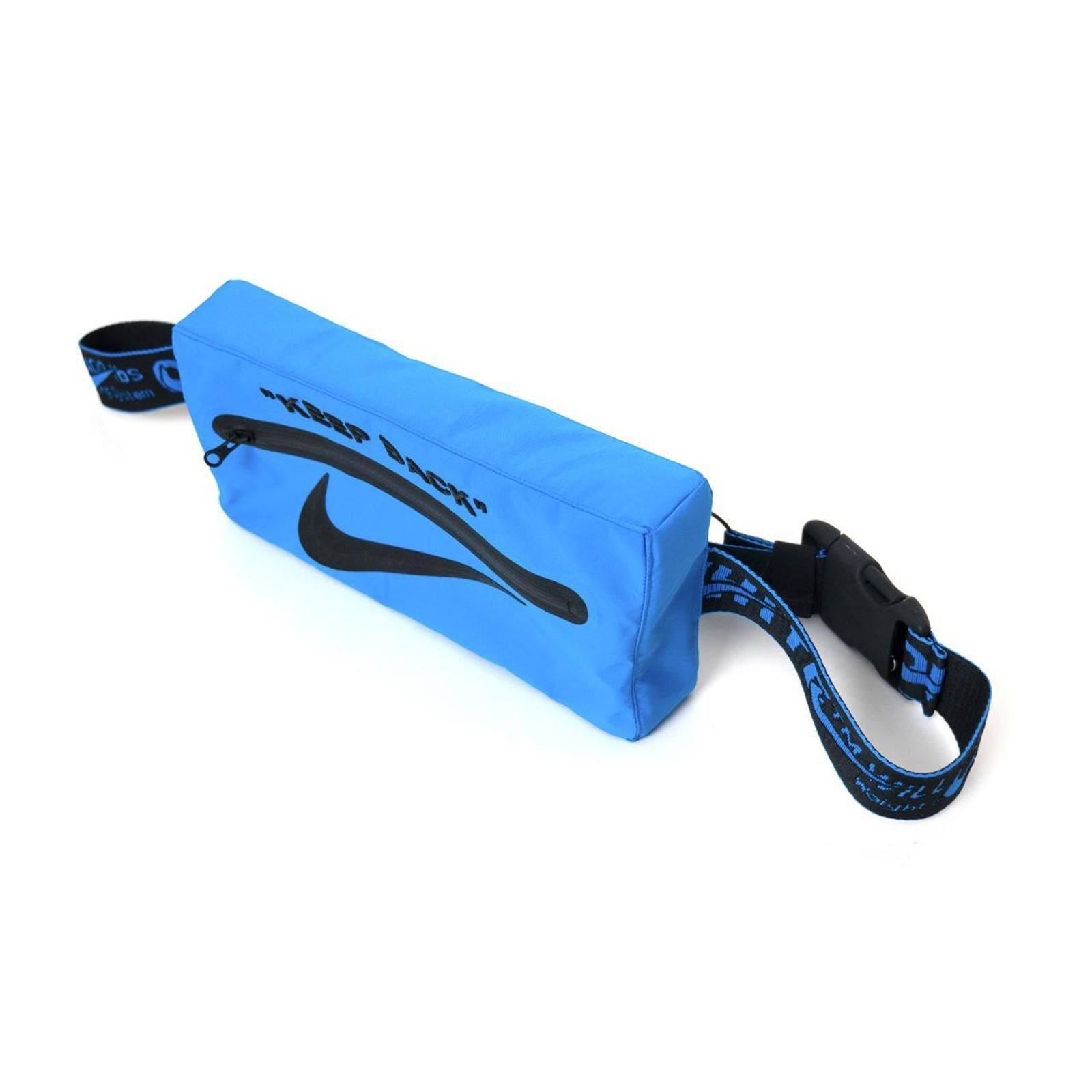 Nike Nike x Off-White KEEP BACK Fanny Pack Blue Logo Strap Size ONE SIZE - 4 Thumbnail