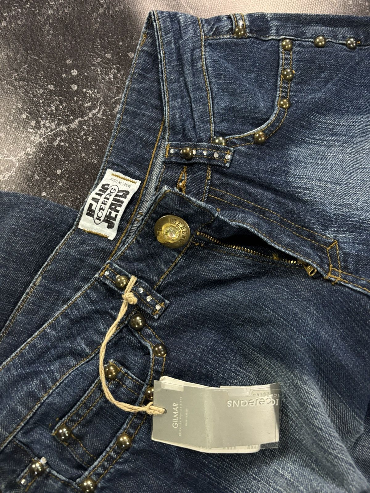 Vintage Low-rise Bell-bottom jeans Size 30" / US 8 / IT 44 - 6 Thumbnail