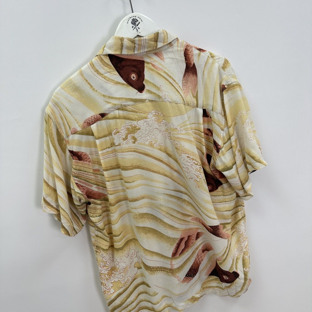 Vintage Vintage 70s Hinahina Koi Carp rare Hawaiian shirt y2k hype Size US M / EU 48-50 / 2 - 3 Thumbnail