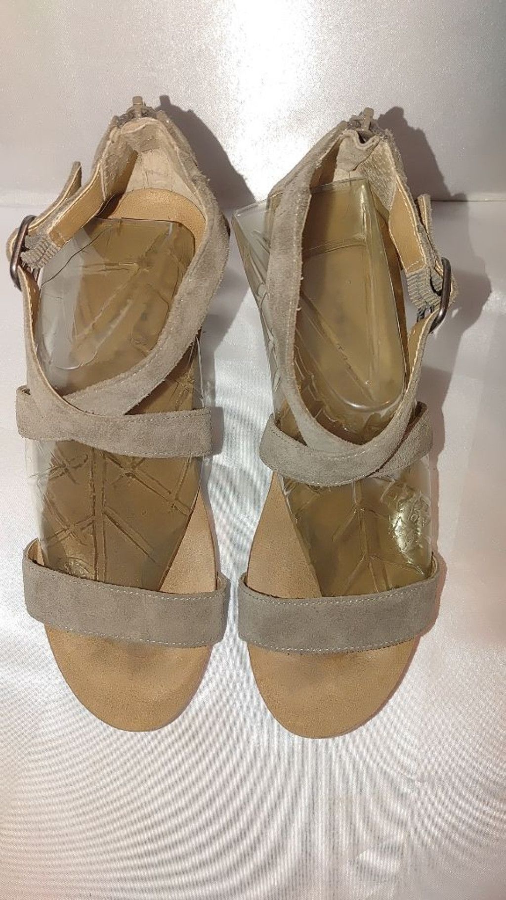 Lucky Brand Lucky Brand Kenadee Suede Wedge Sandal Size 8M Size US 8 / IT 38 - 5 Thumbnail