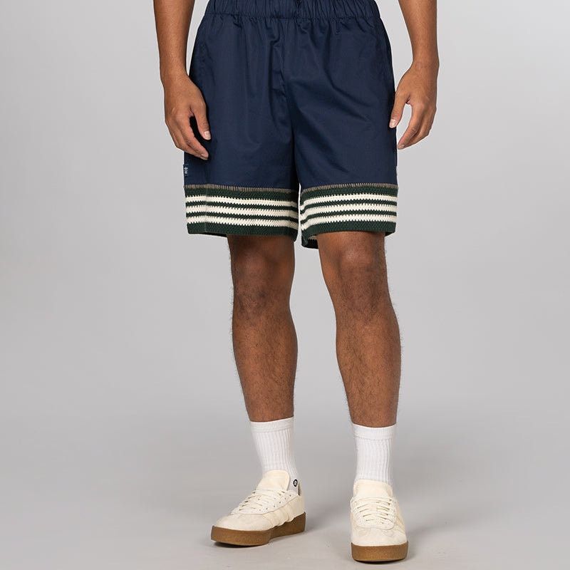 Adidas × CLOT NWT Woven Shorts Medium Night Indigo $140 Crochet Unisex Size US 30 / EU 46 - 2 Thumbnail