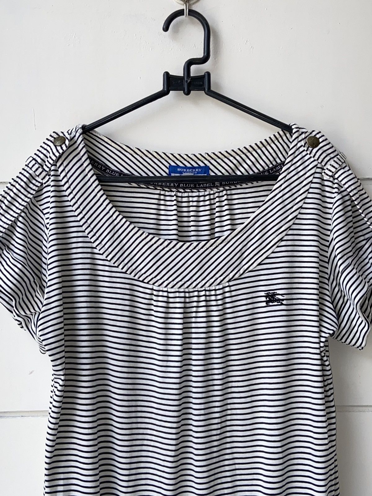 Burberry BURBERRY Striped Midi Dress Size XS / US 0-2 / IT 36-38 - 16 Thumbnail