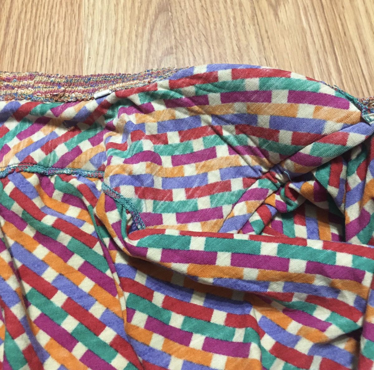 Missoni × Vintage MISSONI Vintage 1970s Wool Rare 2 Pieces Skirt Suit Sz M Size 28" / US 6 / IT 42 - 11 Thumbnail