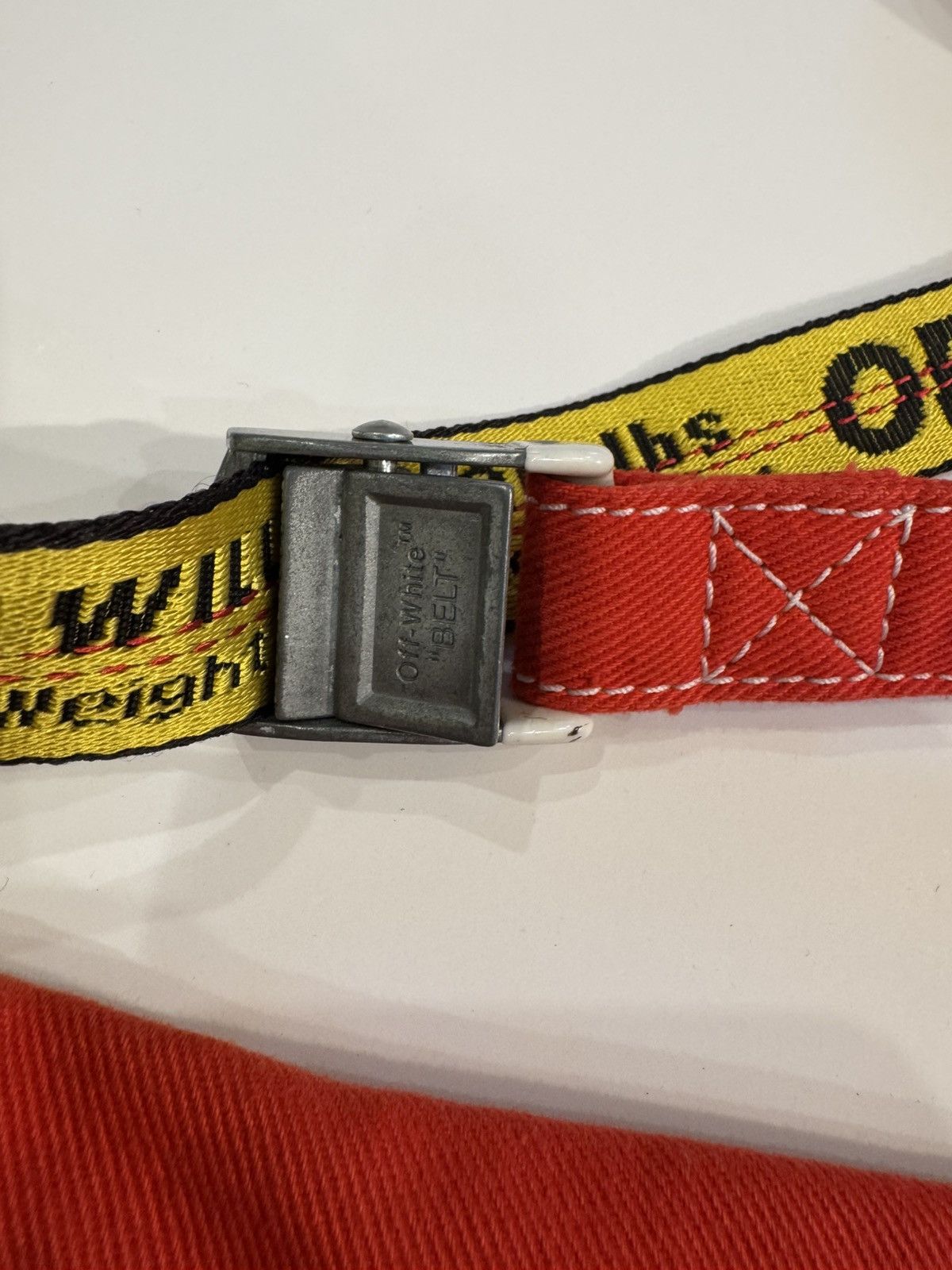 Off-White Off-White - Logo-Print Cotton-Twill Messenger Bag - Red Size ONE SIZE - 10 Thumbnail