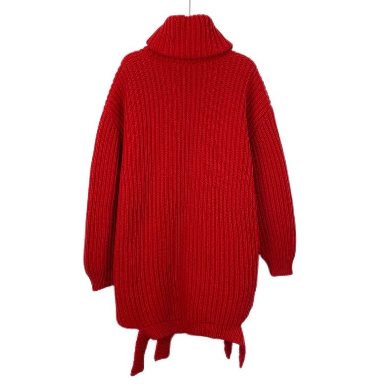 Other Balenciaga size 36 Red turtleneck wool long-sleeve knit sw Size XS / US 0-2 / IT 36-38 - 2 Thumbnail