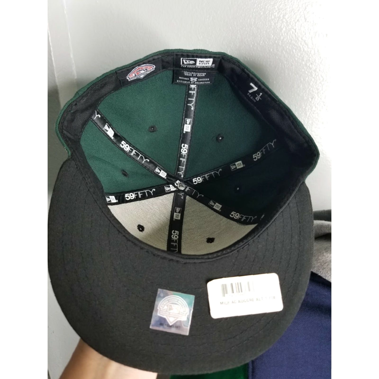 New Era New Era Augusta Green Jackets 59Fifty Fitted Hat Cap Size 7 1/8 Men Baseball Cap Green 7 1/8 Mens Size US M / EU 48-50 / 2 - 4 Thumbnail