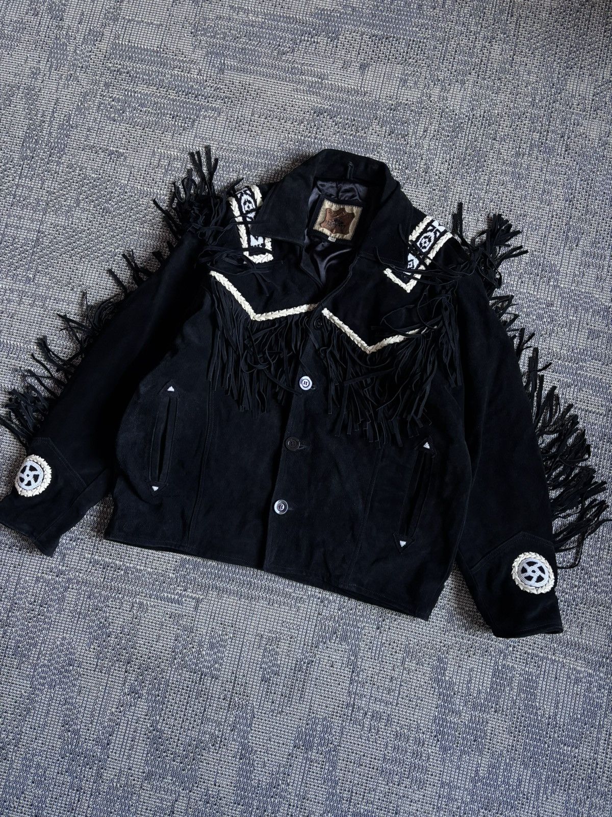 Genuine Leather Vintage Street Wear Y2K Western Leather Cowboy Jacket Size US L / EU 52-54 / 3 - 2 Thumbnail