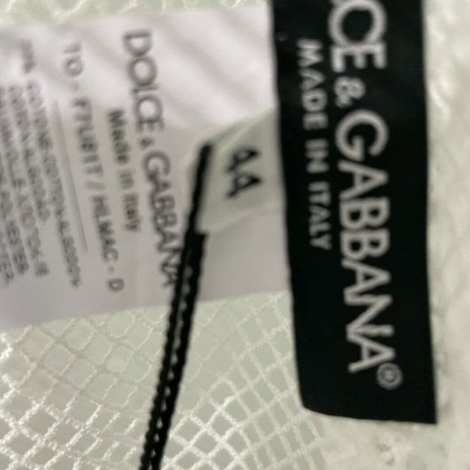 Dolce & Gabbana Dolce and Gabbana White Mesh Tank Top size 8 Size M / US 6-8 / IT 42-44 - 7 Thumbnail