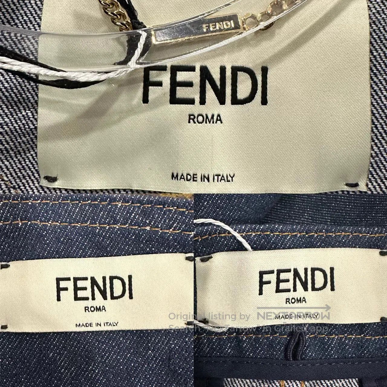 Fendi Fendi Denim Suit Set Size 44. Size US M / EU 48-50 / 2 - 4 Thumbnail