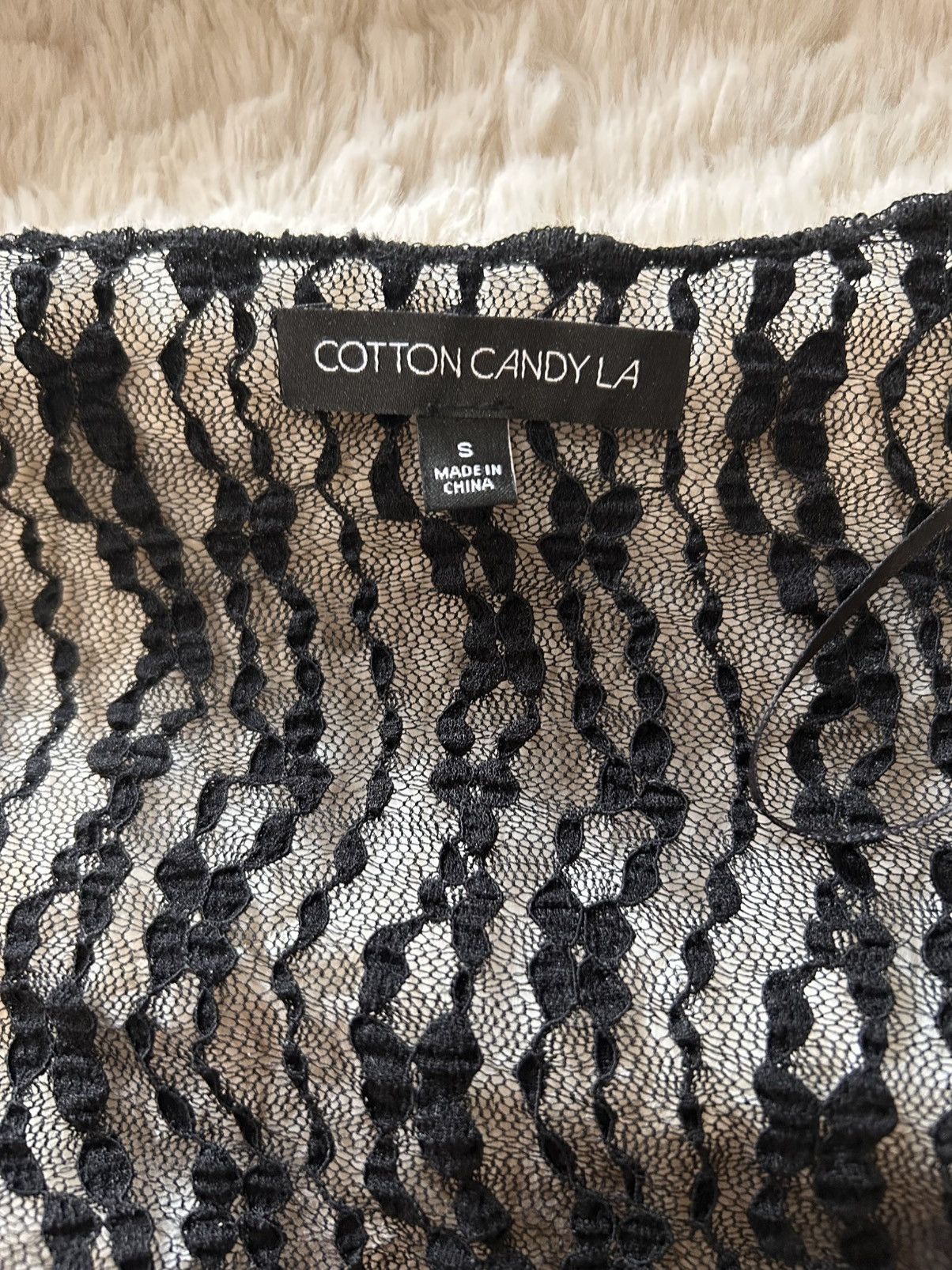 Other Black Lace Top Size S / US 4 / IT 40 - 2 Thumbnail