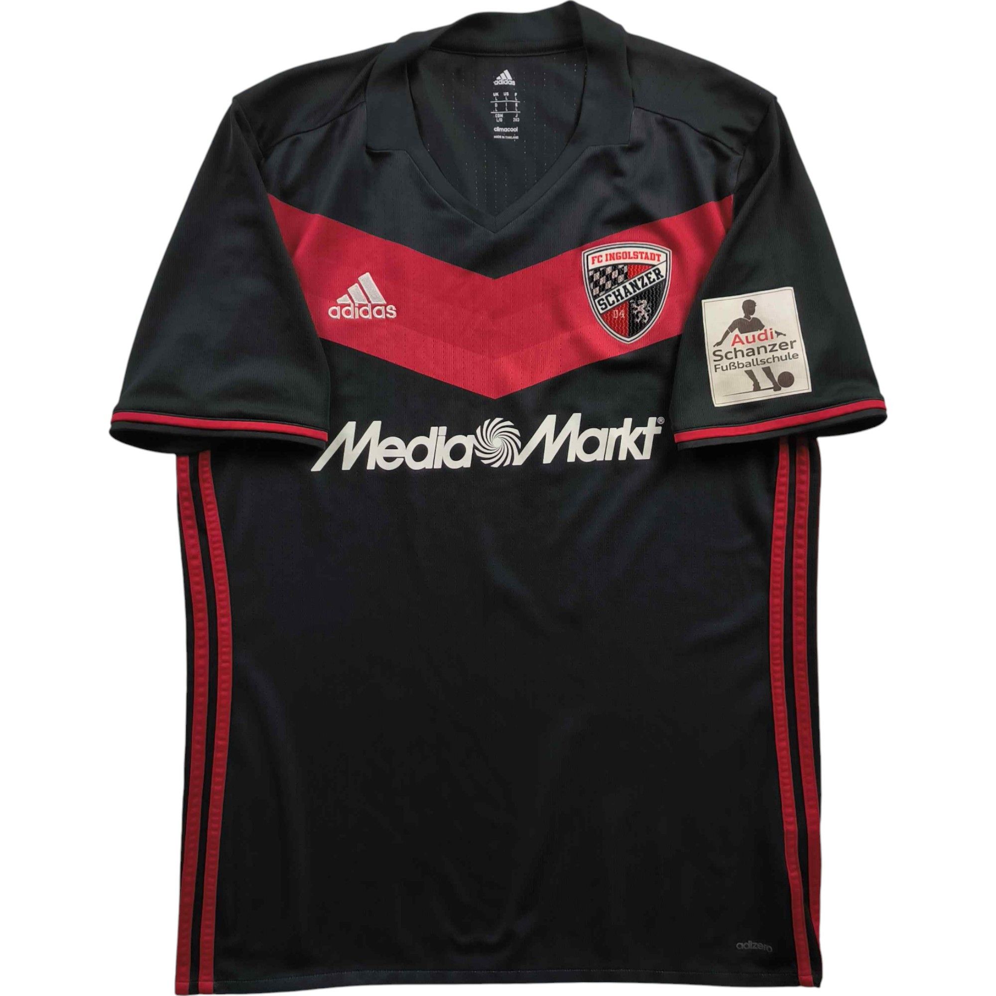 Ingolstadt 2016-17 Adidas away football jersey shirt size L