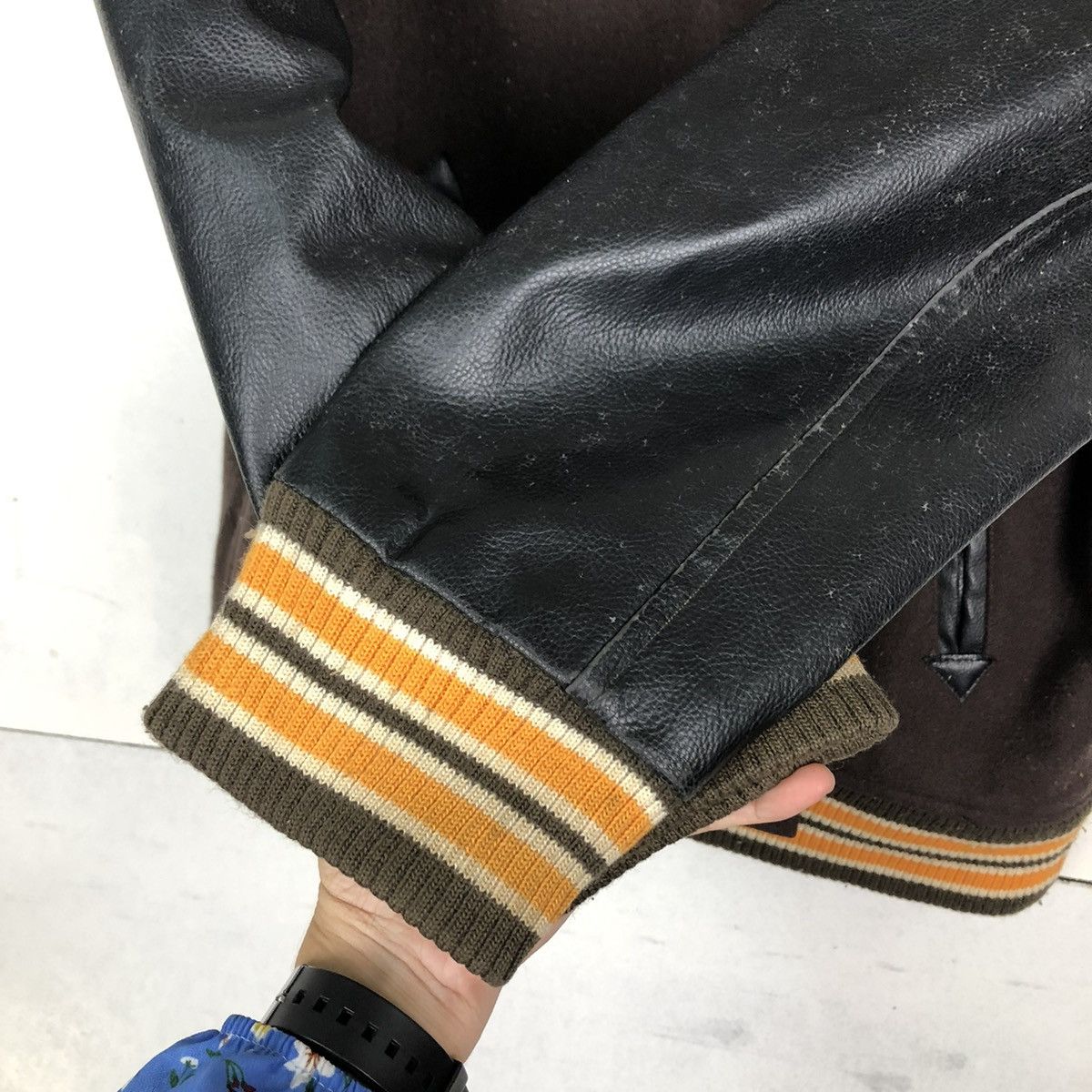 Japanese Brand 💥RARE VINTAGE VARSITY JACKET CONART LEATHER BIG LOGO Size US M / EU 48-50 / 2 - 12 Thumbnail
