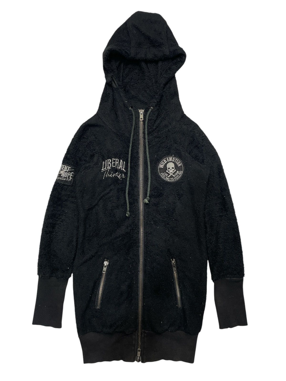 Ghost Of Harlem Fleece Jacket Hoodie Japan Skull