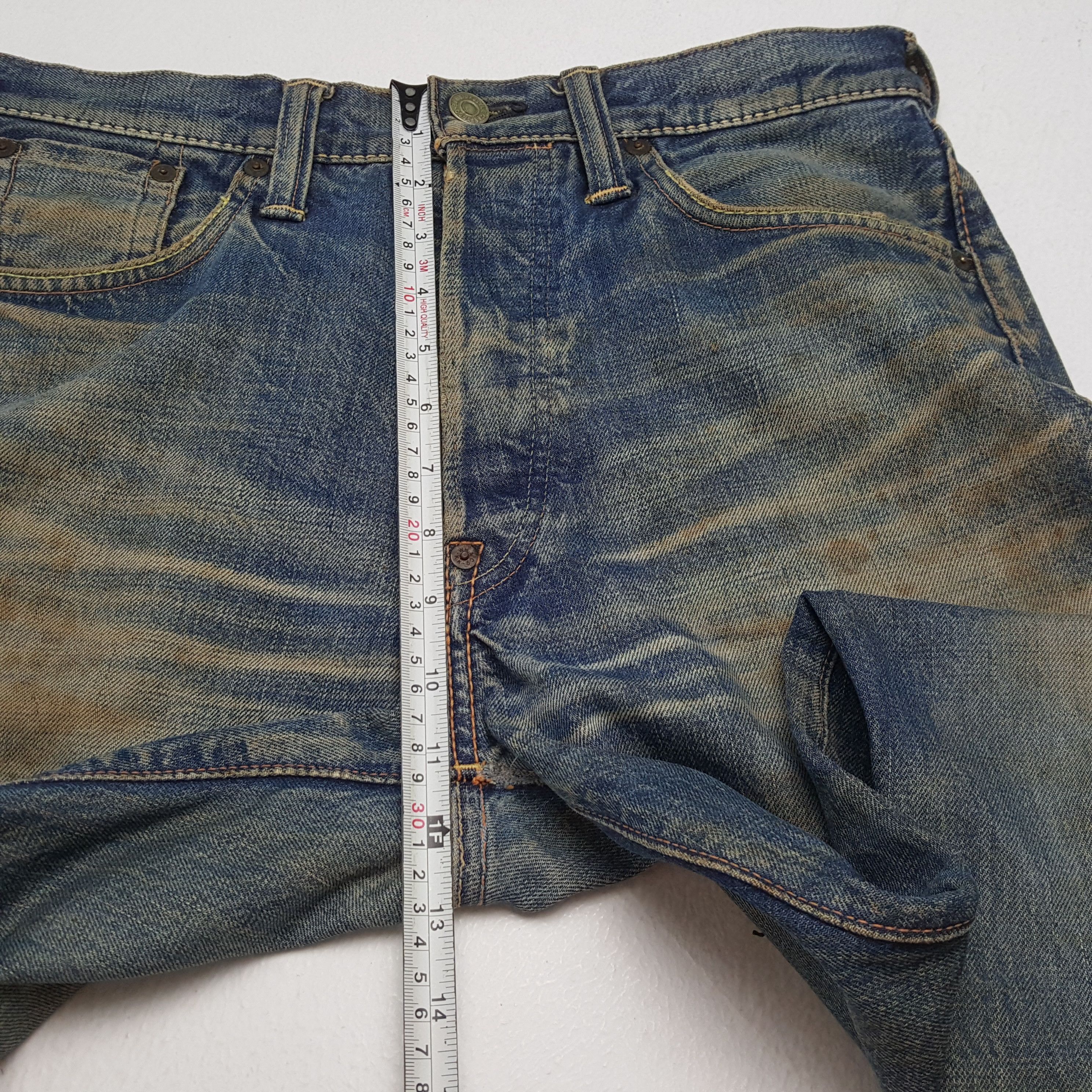 Evisu × Japanese Brand × Vintage Vintage EVISU Japanese Brand Daicock Custom Distressed Jeans Size US 30 / EU 46 - 8 Thumbnail