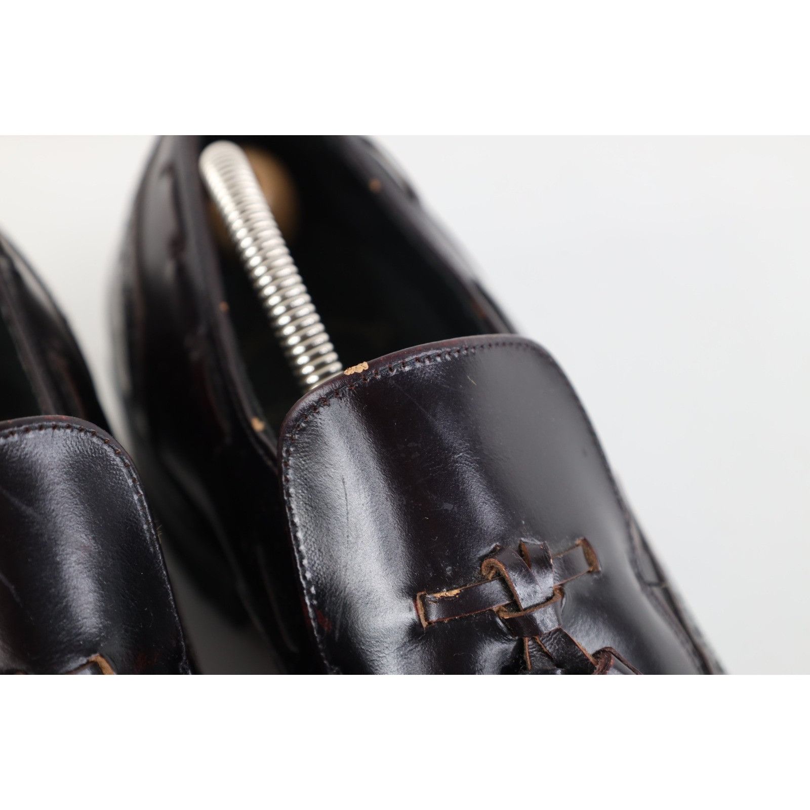 Vintage Vintage 70s Streetwear Leather Wingtips Tassel Loafers Shoes Size US 9.5 / EU 42-43 - 4 Thumbnail