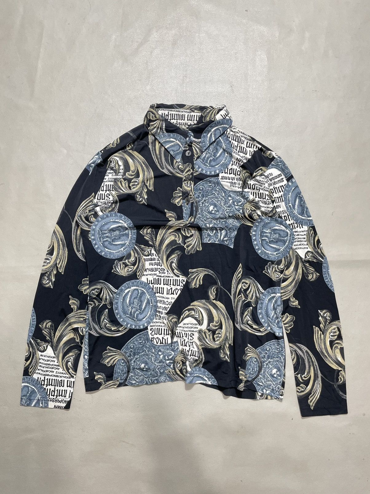 Japanese Brand Undefined Classic baroque button longsleeve gaultier style Size M / US 6-8 / IT 42-44 - 1 Thumbnail