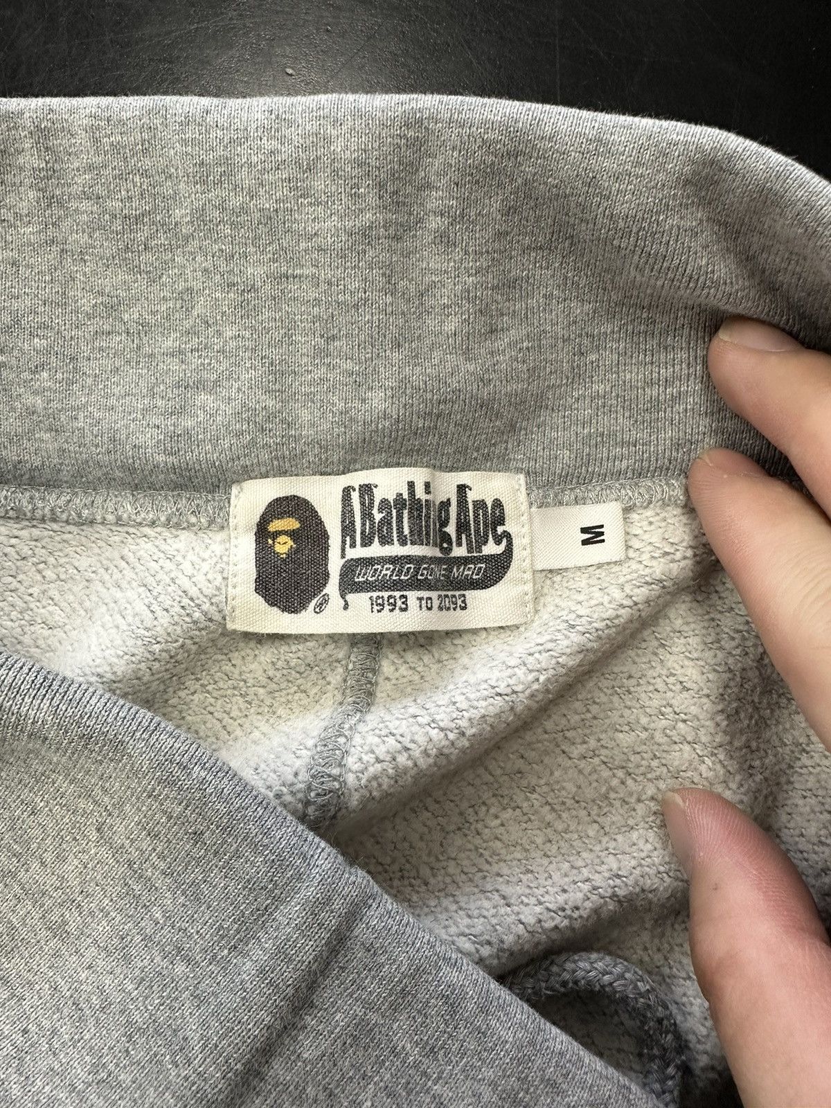 Bape BAPE mutli logo sweatpants joggers gray medium bathing ape Size US 32 / EU 48 - 7 Thumbnail